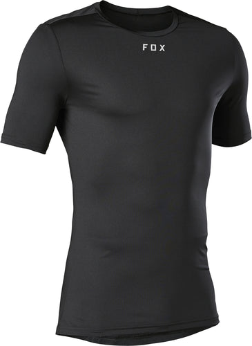 Fox Techbase SS Shirt blk front