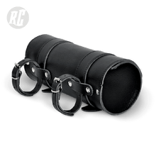 Lade das Bild in den Galerie-Viewer, Ruff Cycles - Werkzeugtasche Leder schwarz Rückseite