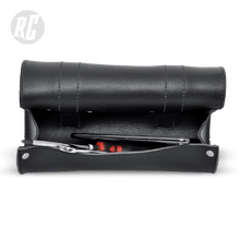 Lade das Bild in den Galerie-Viewer, Ruff Cycles - Werkzeugtasche Leder schwarz mit Werkzeug
