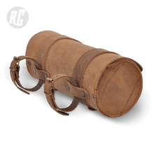 Lade das Bild in den Galerie-Viewer, Ruff Cycles - Werkzeugtasche Leder braun Rückseite