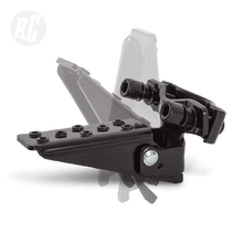 Lade das Bild in den Galerie-Viewer, Lil' Buddy - Fußstützen schwarz horizontal geklappt