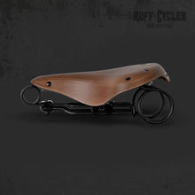 Lade das Bild in den Galerie-Viewer, Ruff Cycles - Sattel Wrangler Braun (Ruffian) profil
