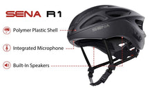 Lade das Bild in den Galerie-Viewer, SENA R1 onyx black logo