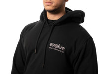 Lade das Bild in den Galerie-Viewer, Evolve Core Hoodie black logo
