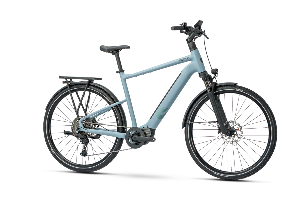 trekkingrad mit hohem lenker Hepha Trekking 8 Ultra – 028 Style:No Haki Guter Damen-Sattel beim Cannondale-Fully